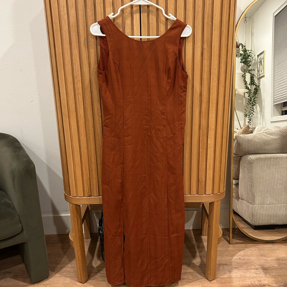 Mod Ref Terracotta Midi Dress